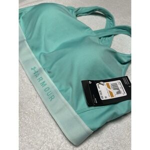 Under Armour Crossback Mid Bra Medium Support Compression Mint Green Size 3X NEW